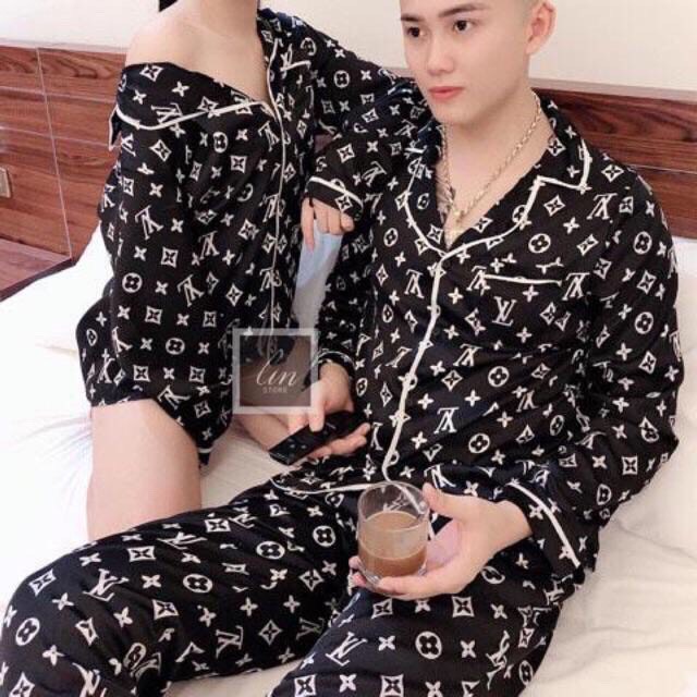 Bộ Đồ Ngủ Dài Tay Chất LVC Kate Bộ Pijama Dài Tay Phù Hợp Cả Nam Và Nữ Thể Hiện Đẳng Cấp Thời Thượng f4