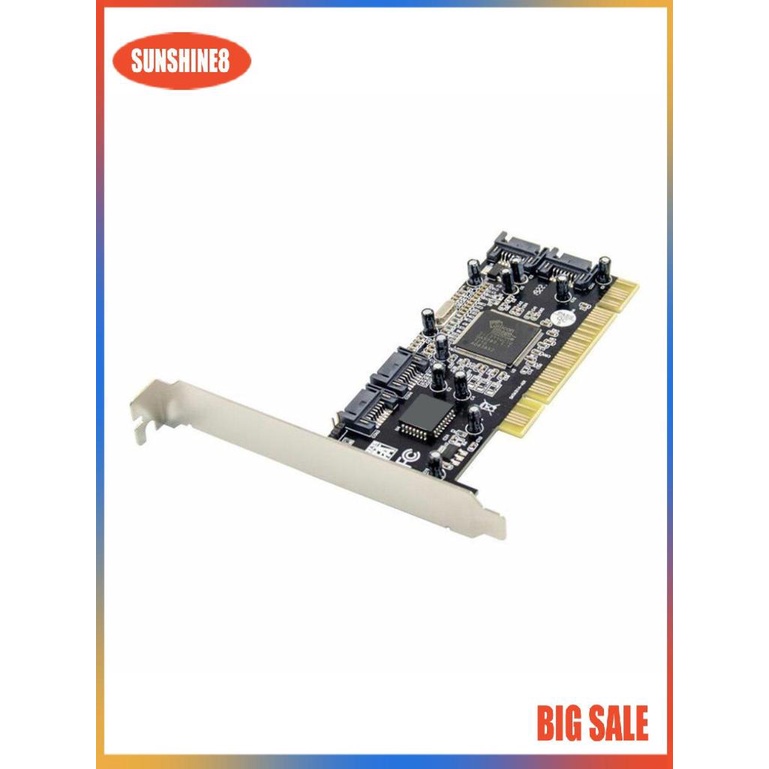 【SUN】PCI To SATA Conversion Card 4-port Expansion Built-in Adapter For The Adapter
