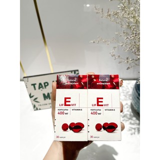 Vitamin E đỏ Nga 30v - Hàm lượng 400mg