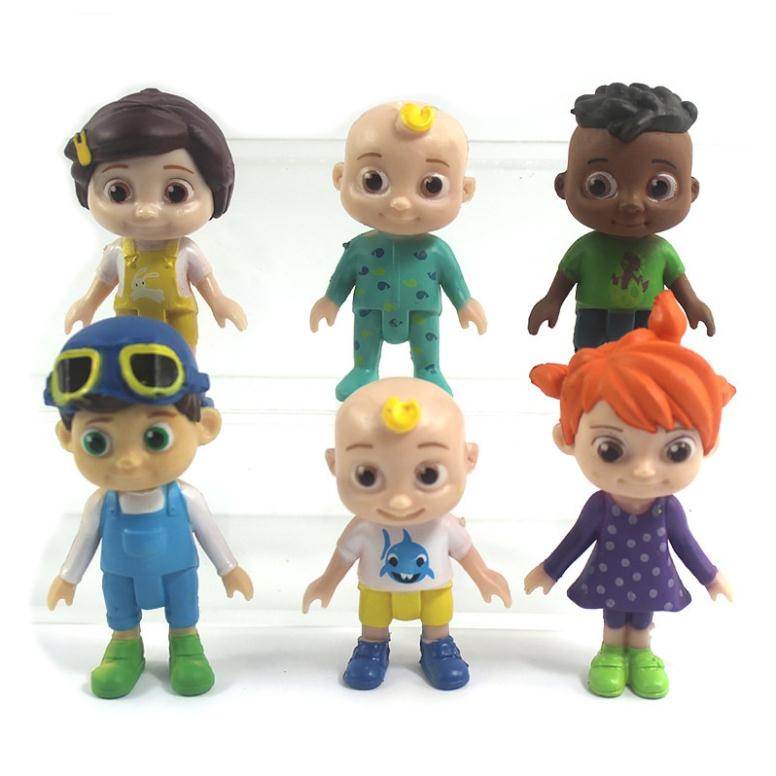 Set 6 nhân vật hoạt hình Cocomelon cho bé