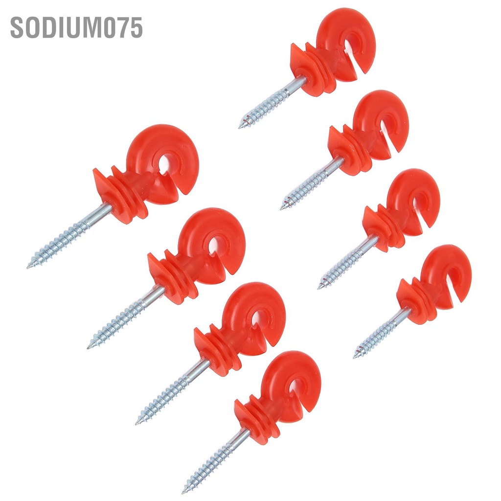 Có thể bán buôn Set 50 Hàng Rào Điện Bằng Nhựa Và Thép Cách Điện Chống Mưa Chống Nắng sodium075 Hàng giao ngay