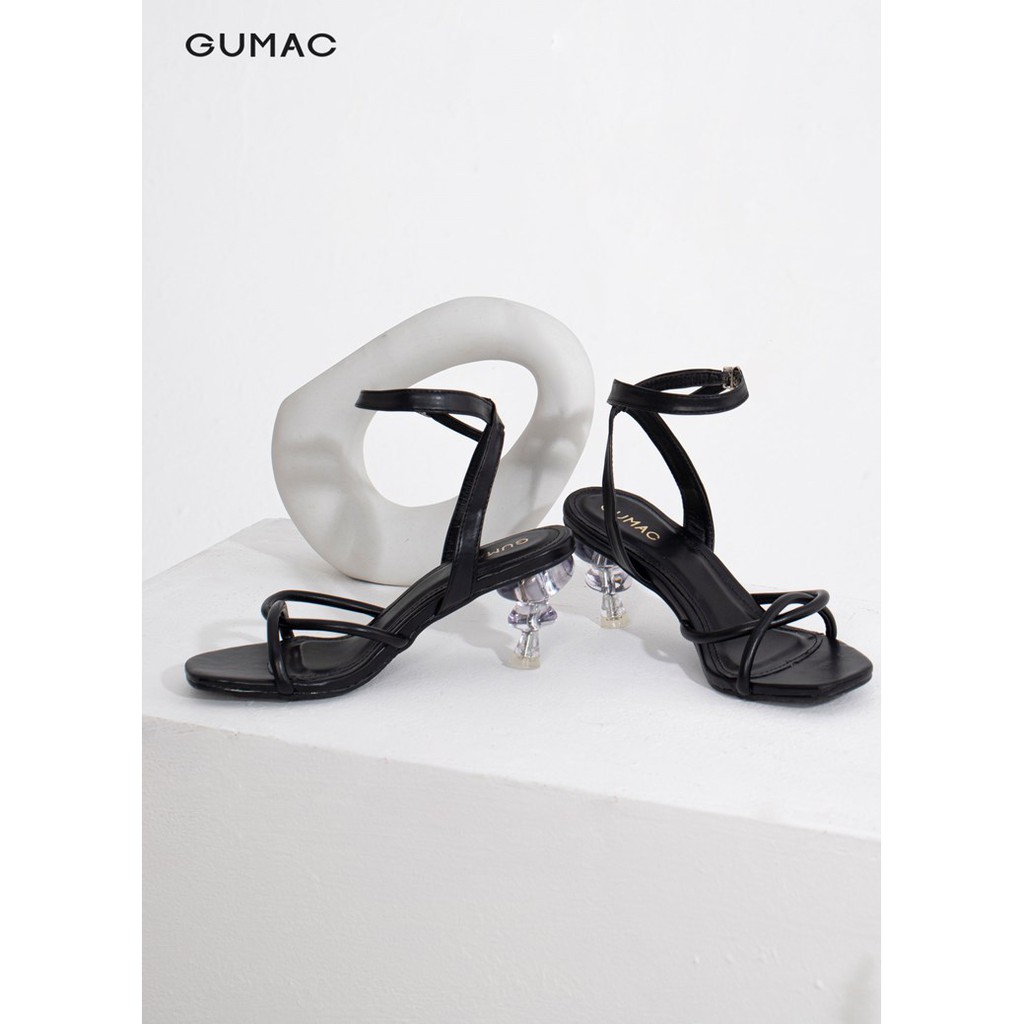 [Mã WABRGU72 giảm 10% tối đa 50k đơn 250k] Giày Sandal nữ gót kiểu GUMAC GD236