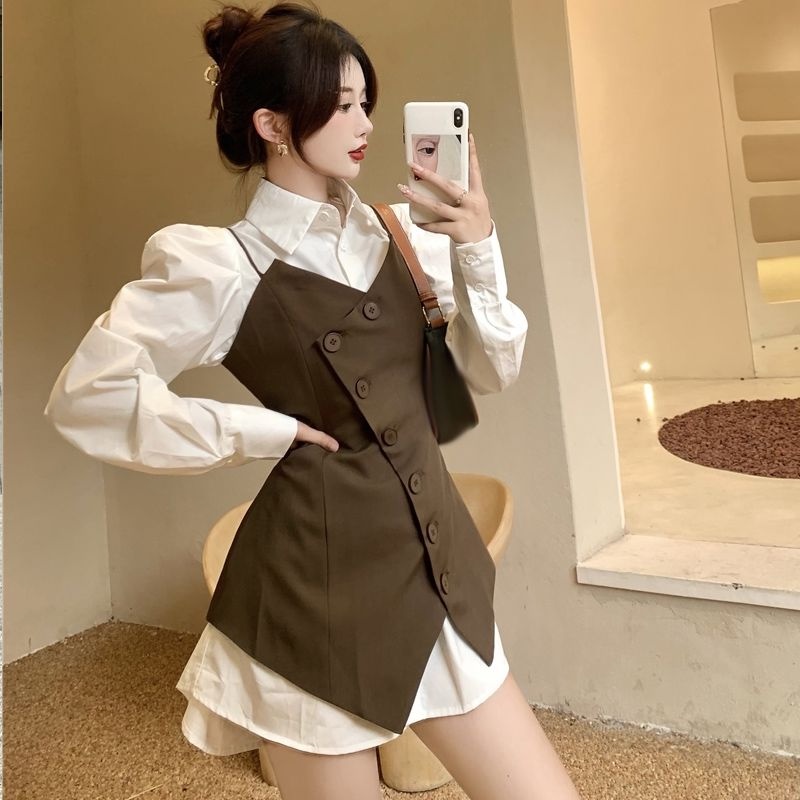 Set váy ôm dáng thời trang mùa thu cao cấp cho nữ