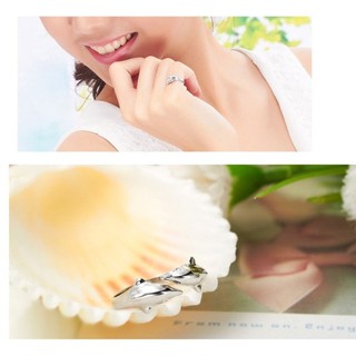 [Rẻ] Nhẫn bạc cá heo Hàn Quốc [LAM]