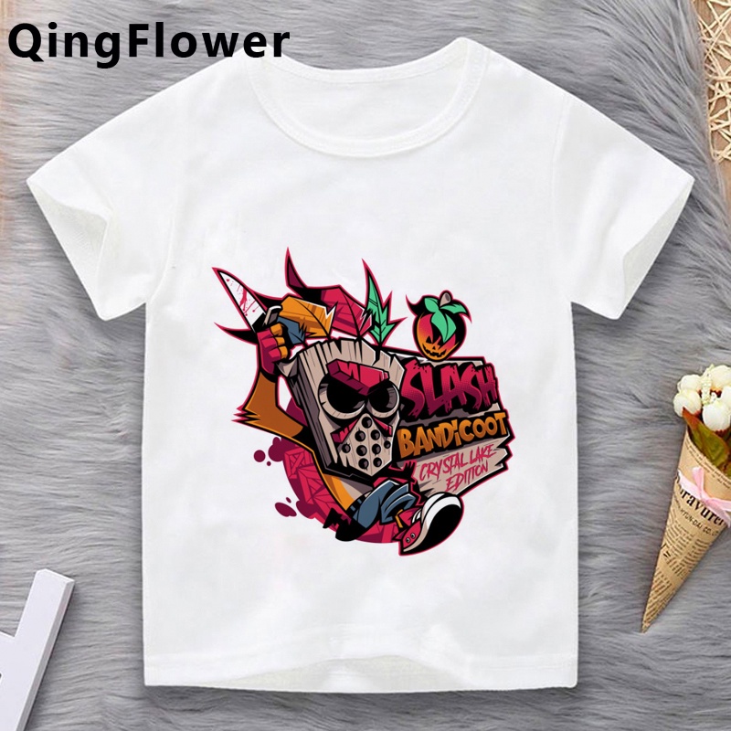 Áo Thun Tay Ngắn In Hình Nhóm Nhạc Crash Bandicoot Dành Cho Tuổi Teen