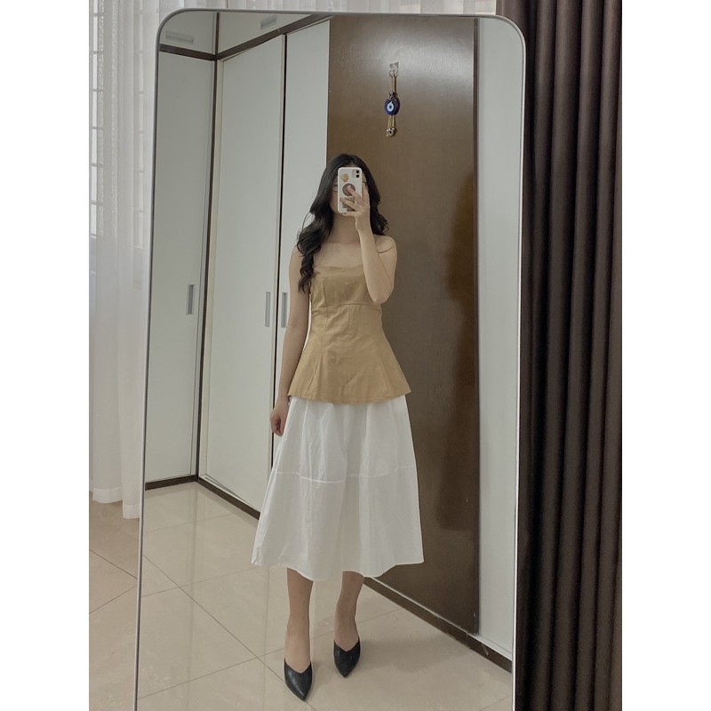 Chân váy thô có túi - ảnh thật shop chụp