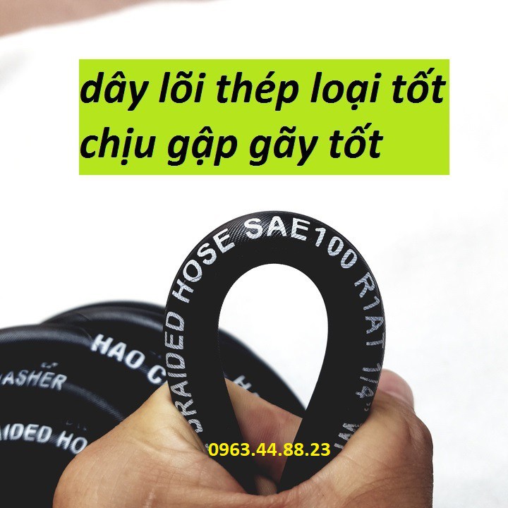 [Giảm -50%] Dây Rửa Xe Lõi Thép 20 Mét, 15 Mét, 10 Mét, ren 13 ,14mm