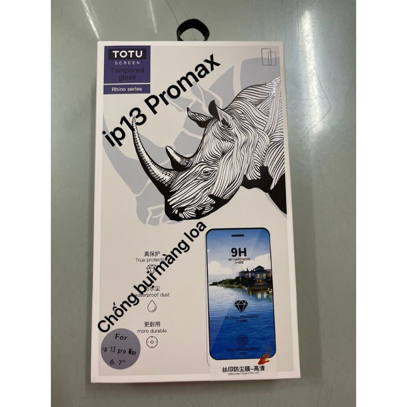 Kính cường lực TOTU tê giác cho iPhone 13 /13 Pro/ 13 Pro max Full màn hình