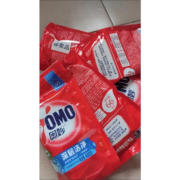 Túi Nước Giặt Omo Comfort Hương Hoa Hồng 480g