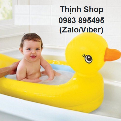 phao tắm con vịt cho bé - hồ bơi phao cho bé nhỏ