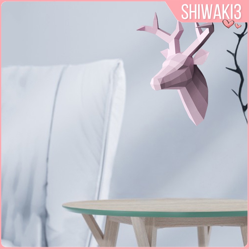 Mô Hình Đầu Hươu 3d Bằng Giấy Dùng Trang Trí Tường Diy