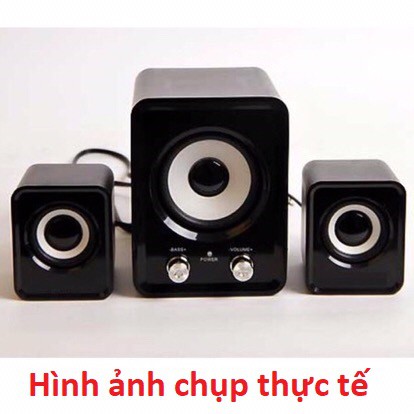 Bộ 3 Loa Máy Tính PC Cao Cấp 2.1 - Loa vi tính Âm Bass Echo Hay - Nhỏ Gọn