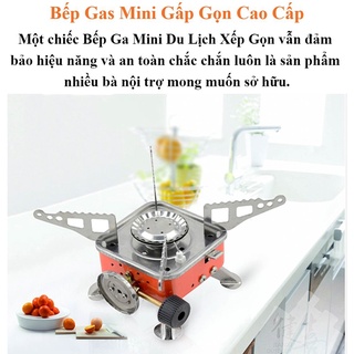Bếp gas mini du lịch tiện lợi
