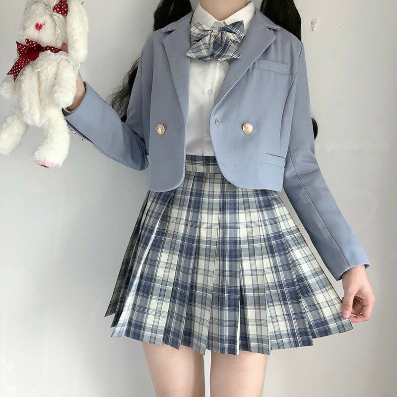 SET VEST KẺ ULZZANG ZIKN
