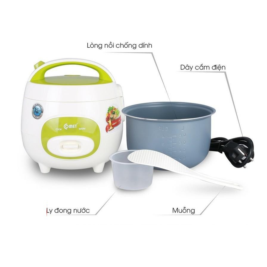 NỒI CƠM ĐIỆN COMET CM8006N8 - DUNG TÍCH 0.8 LÍT | BigBuy360 - bigbuy360.vn