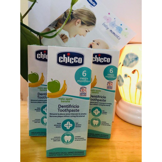 Kem đánh răng Chicco hương chuối Chicco 6M+