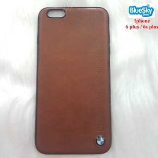 Ốp lưng Iphone 6 Plus / 6s Plus da cao cấp logo bmw