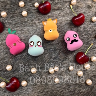 🍓🍓🍓Bông tán kem trái đào🍓🍓🍓