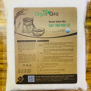 Gạo tấm hữu cơ OrgaGro 2kg