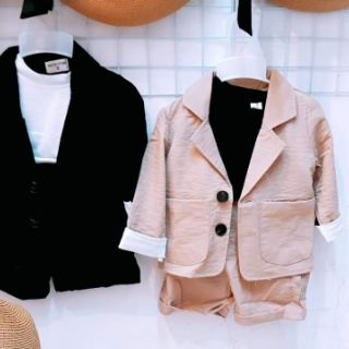 Sét vest 3 chi tiết cho bé trai