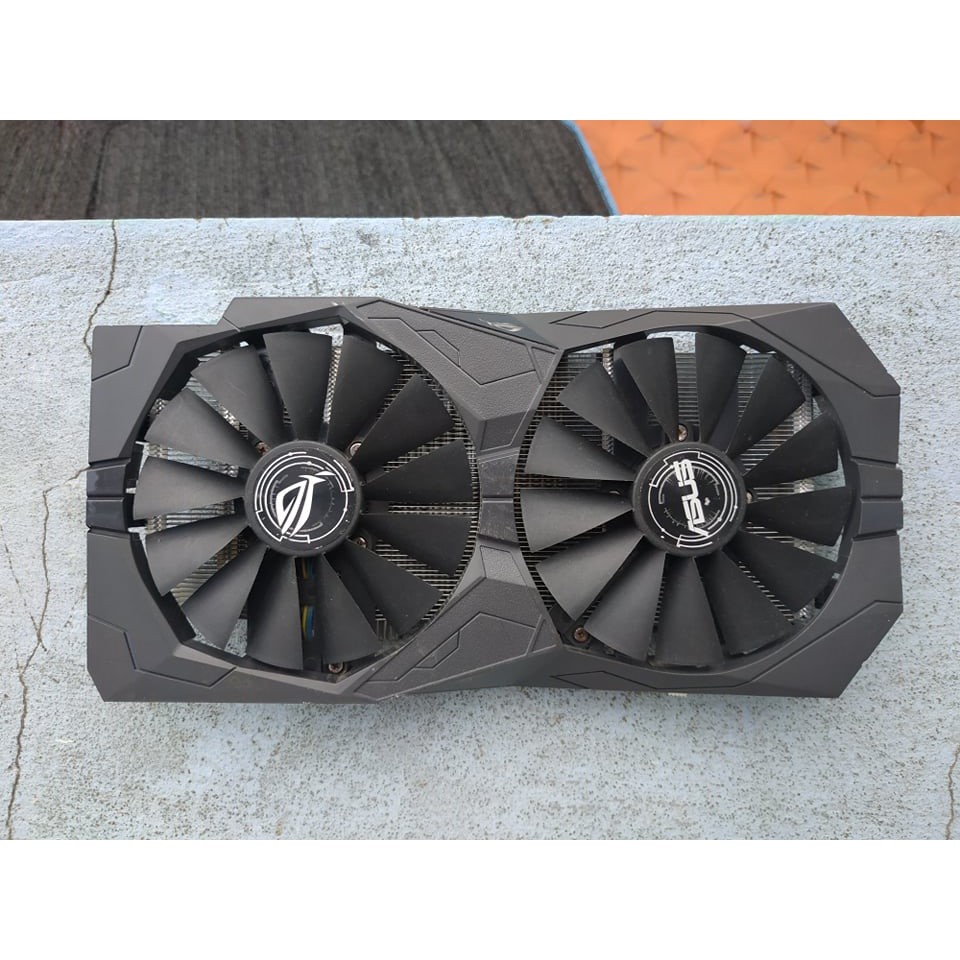 Bộ fan và tản nhiệt VGA ASUS RX 570 Rog Strix