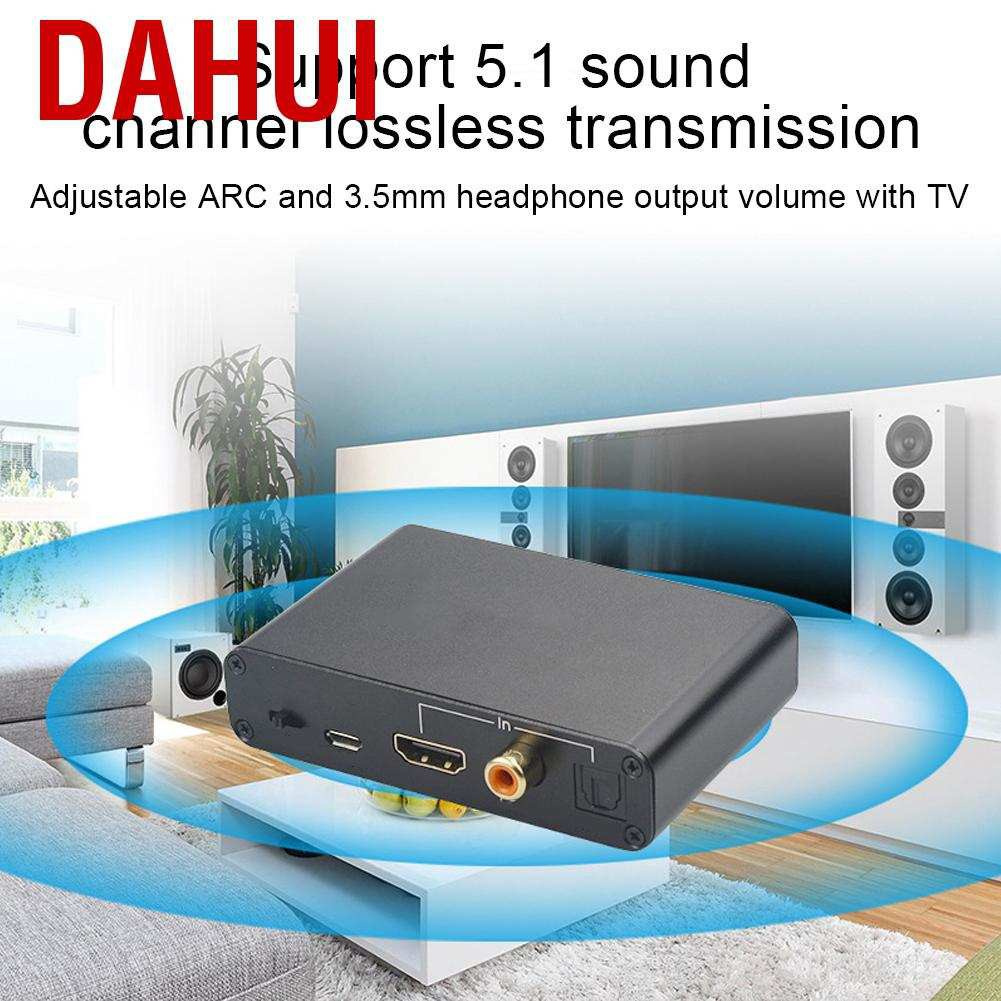 Bộ Chuyển Đổi Âm Thanh 5.1 Kênh Hdmi Dac Di Động Cho Rạp Chiếu Phim