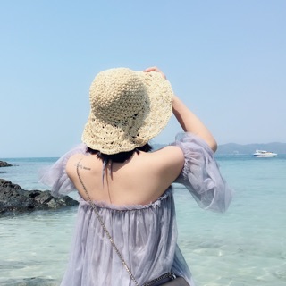 Mũ cói đi biển , du lịch Sẵn