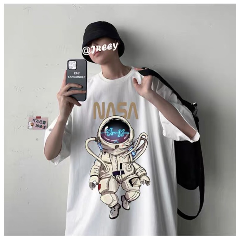 💝FREESHIP💝  Áo Thun Nam Nữ Unisex Tay Lỡ Form Rộng NASA Đẹp Giá Rẻ Cổ Tròn AT093 | BigBuy360 - bigbuy360.vn