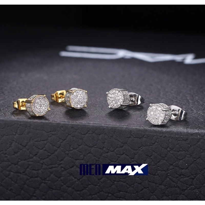 Khuyên tai nam nữ đá sáng MEN MAX ( 1 chiếc )