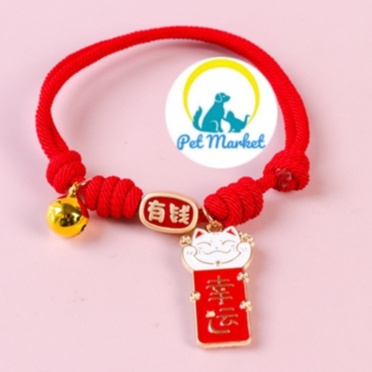 VÒNG CỔ TRUNG HOA CÓ CHARM CAO CẤP CHO CHÓ MÈO