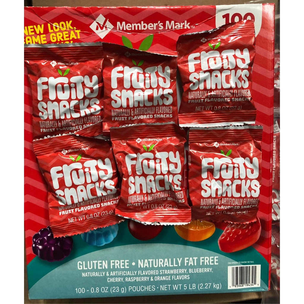 Kẹo dẻo trái cây Member's Mark Fruity Snacks - Mỹ