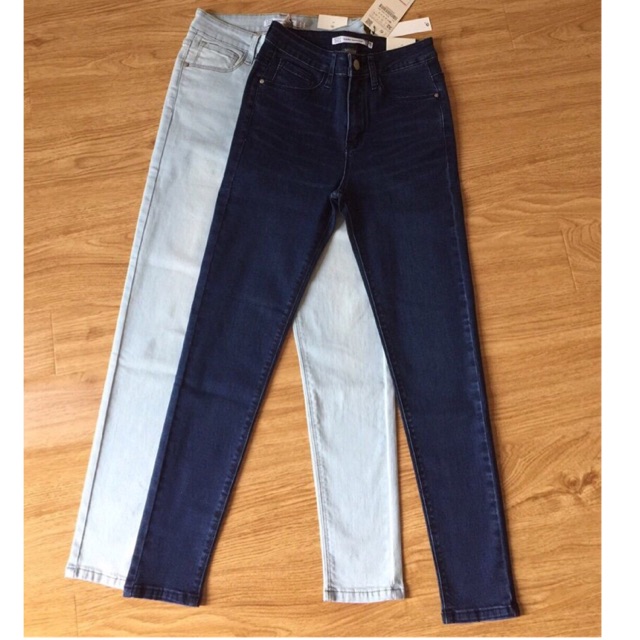 Jeans xuất khẩu trơn