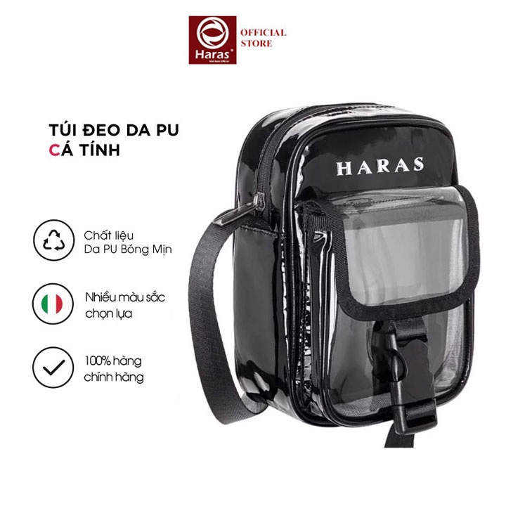 Túi đeo chéo UNISEX phản quang bảy màu HARAS - HR302