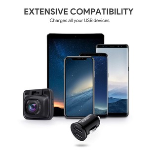 Củ Sạc Xe Hơi Mini Aukey CC-S1 Dual USB 4.8A
