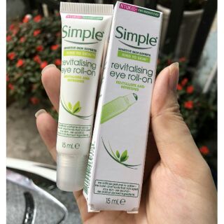 👀👀👀Bút Lăn Mắt Simple Kind To Eyes Revitalising Eye Roll-On ^^