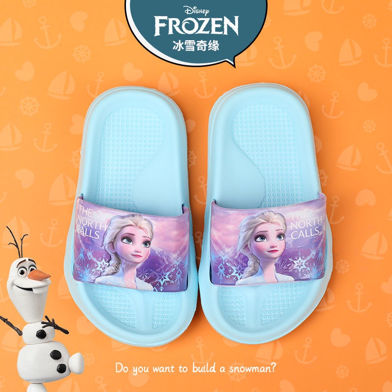 ♛Dép Đi Trong Nhà Chống Trượt Họa Tiết Công Chúa Disney Thời Trang Mùa Hè Cho Mẹ Và Bé