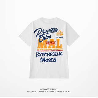 [NY0026] Áo thun ngắn tay cổ tròn in chữ "SPYCHEDELIC" áo phông (NELLY)