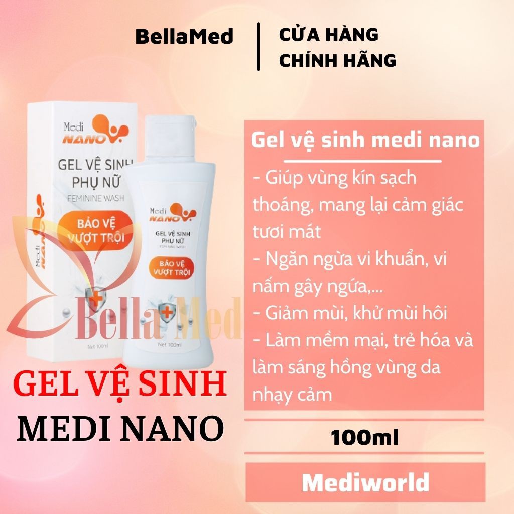 GEL VỆ SINH PHỤ NỮ MEDINANO 100ml