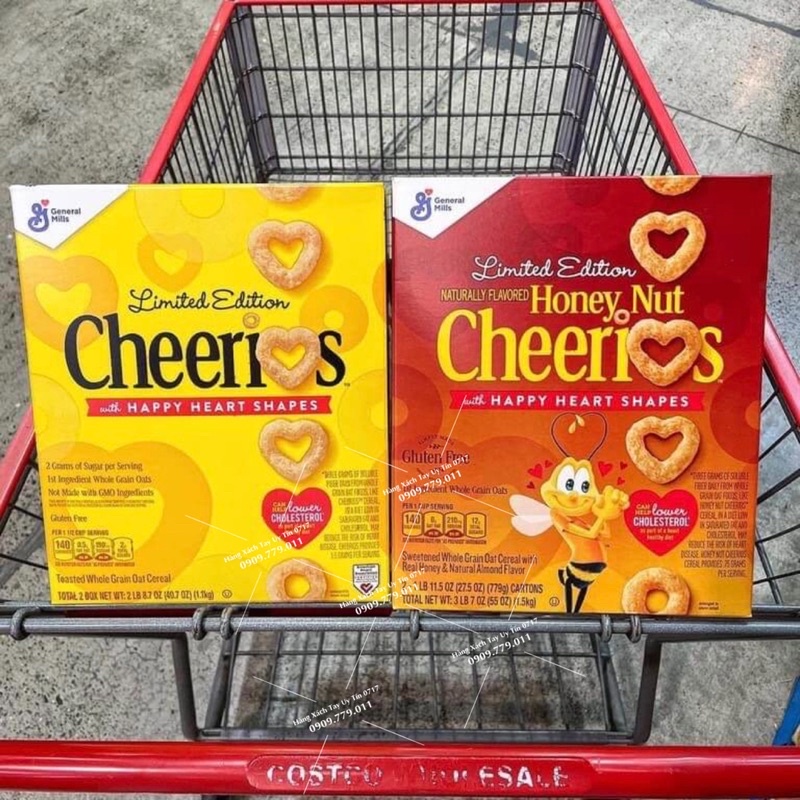 Bánh ngũ cốc yến mạch Cheerios ngũ cốc ăn sáng ăn kiêng ngăn Cholesterol chuẩn Mỹ