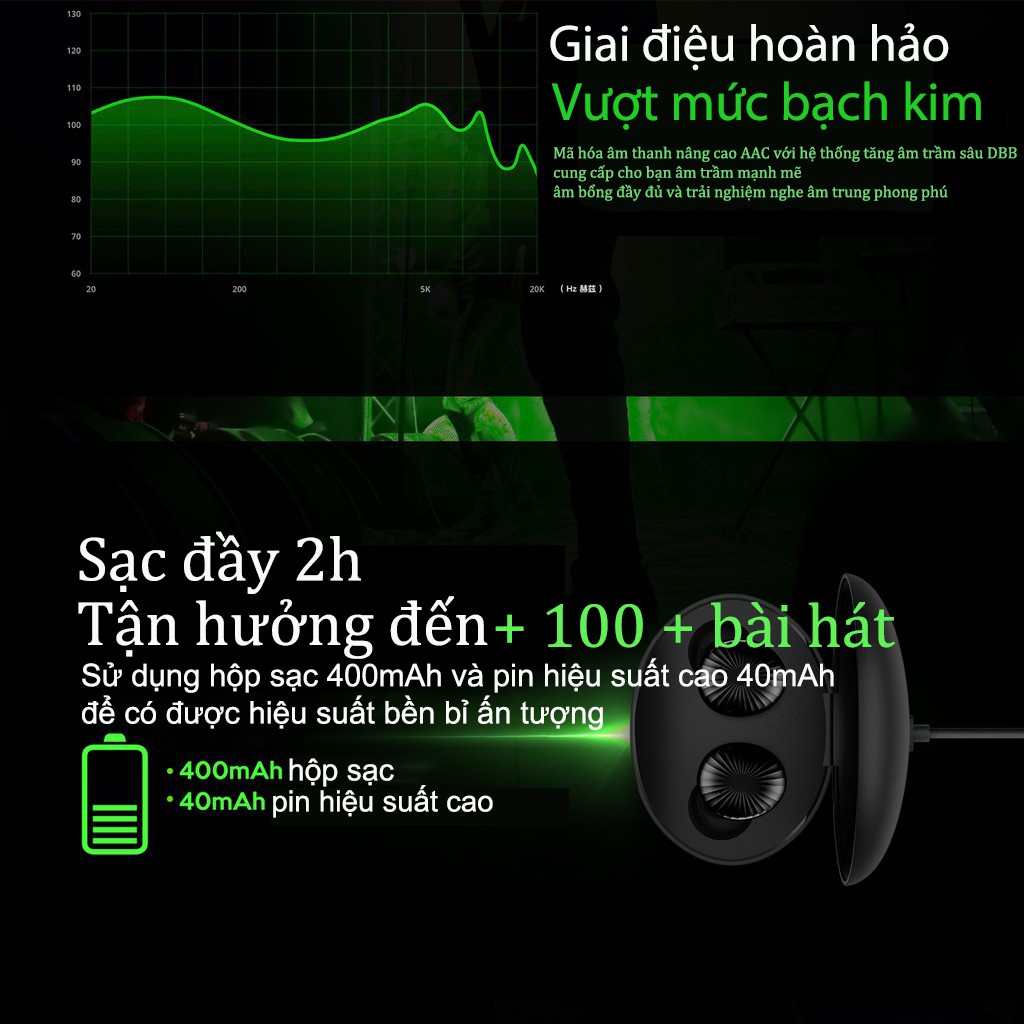 Tai nghe không dây Xiaomi Realfit Dizo GoPods E5 bluetooth 5.0 Realfit RT02 GoPods tai nghe nhét tai