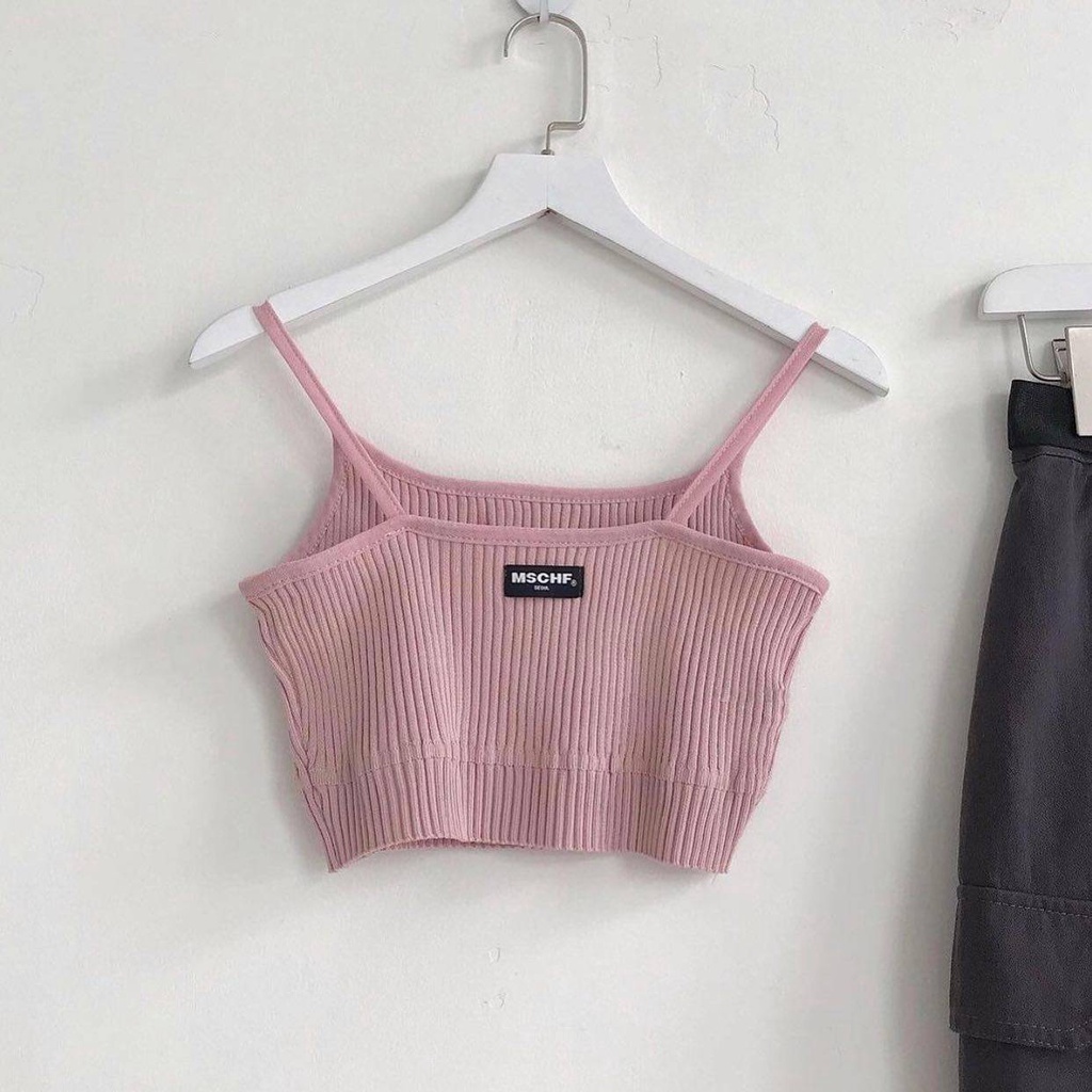 Áo CHIE  2 Dây Croptop JEM CLOSET Chất Vải Co Giãn Thỏa Mái Thiết Kế Basic Dễ Phối Đồ Lên Dáng Sexy 1436