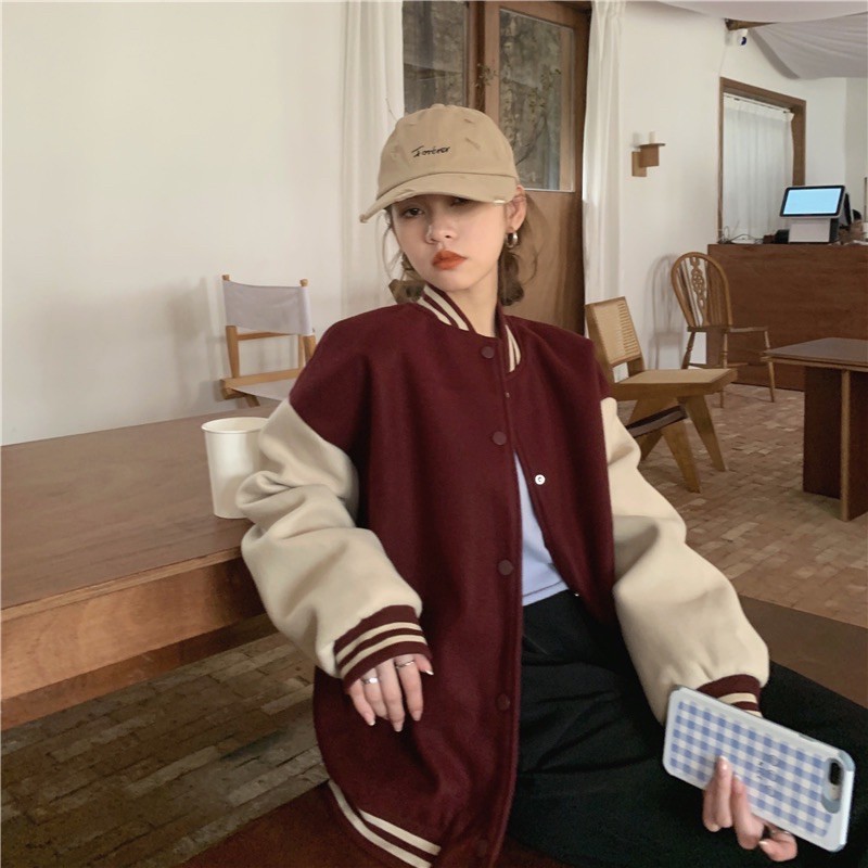 [Order taobao] Bomber dạ ép basic ullzang Hàn Quốc | BigBuy360 - bigbuy360.vn