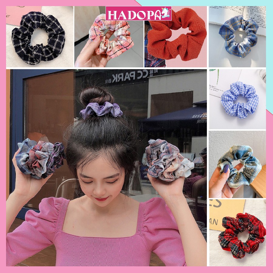 Dây Buộc Tóc Scrunchies Kiểu Dáng Hàn Quốc Xinh Xắn Dễ Thương BT01