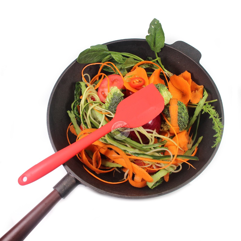 21cm Silicone Heat Resistant Spatula/Kitchen Baking Pastry Scraper/Food Grade Cream Scraper Bakery Tools