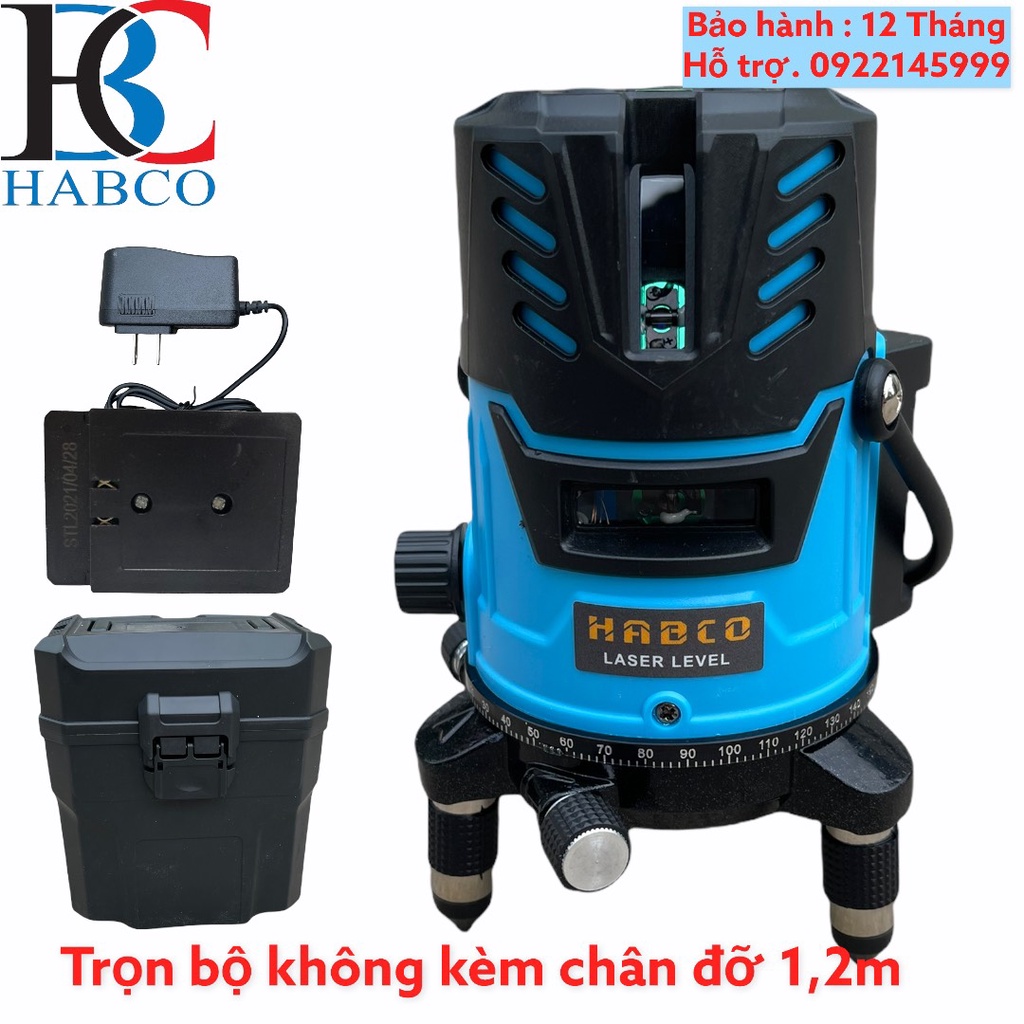 Máy cân bằng laser máy bắn cốt 5 dòng xanh HABCO