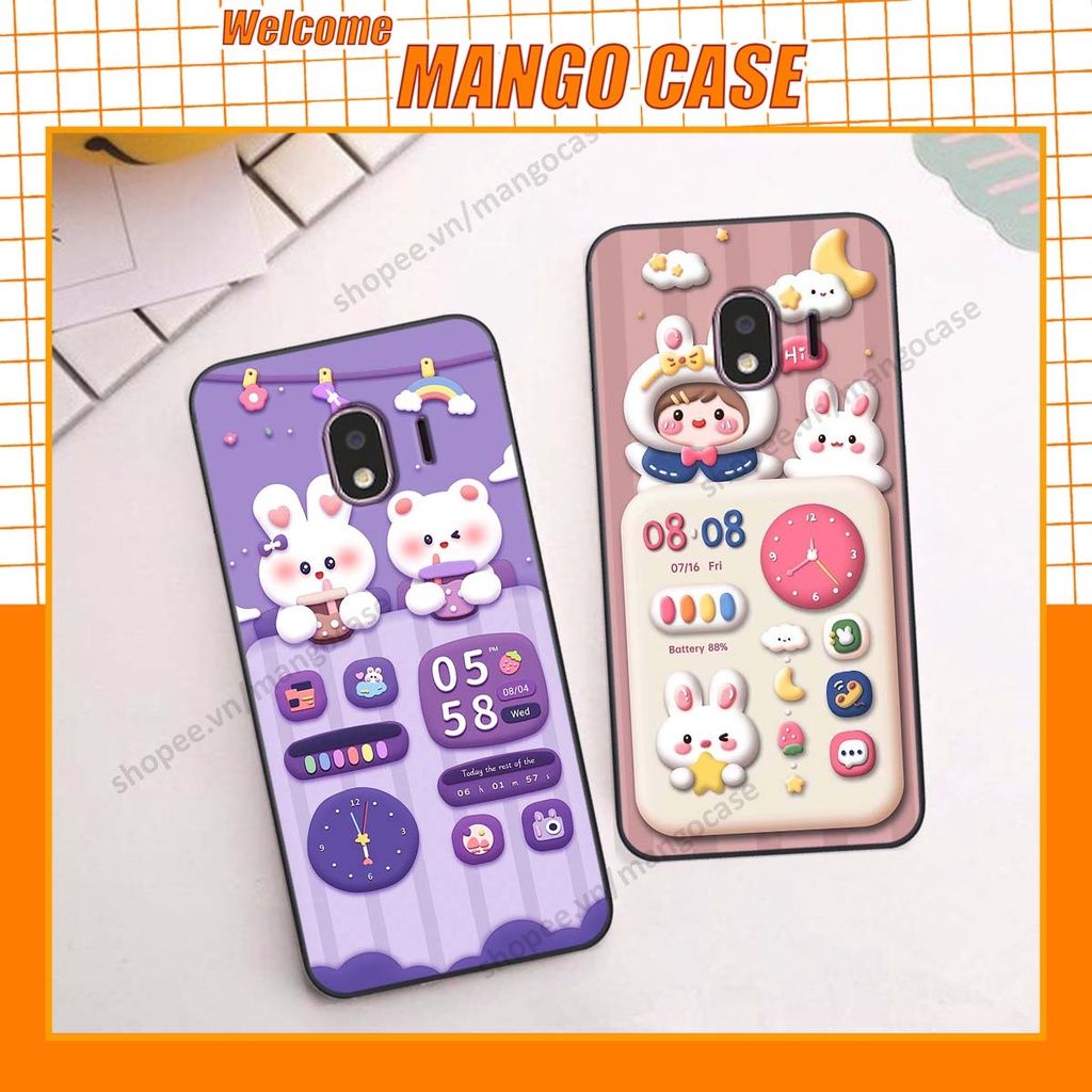 Ốp lưng Samsung J4 2018 hình gấu, thỏ, đồng hồ cute dễ thương