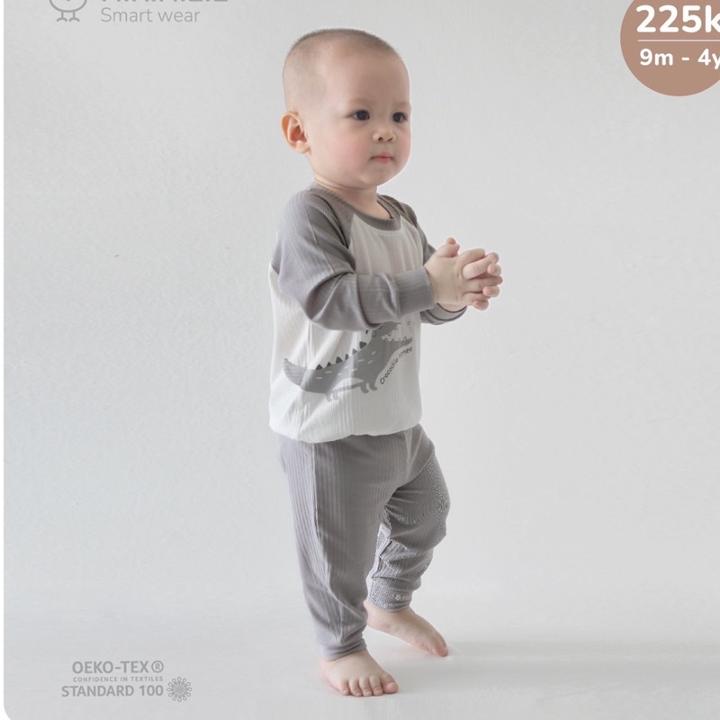 Bộ dài tay HRNEE  modal organic mềm mịn