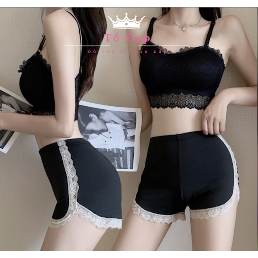 Quần mặc trong váy, quần ngủ siêu đẹp viền ren co dãn 4 chiều