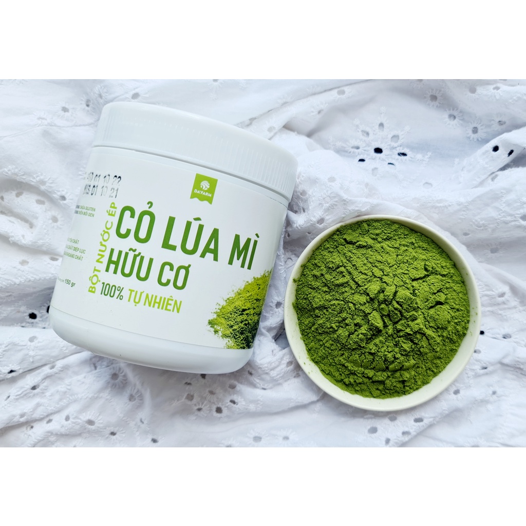 BỘT CỎ LÚA MÌ HỮU CƠ DA'FARM
