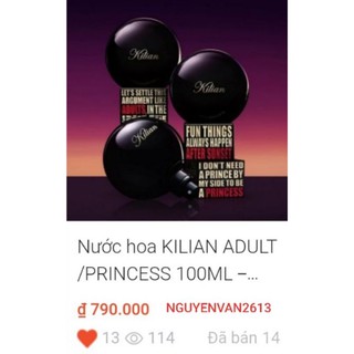 NƯỚC HOA KILIAN ADULT /PRINCESS 100ML.AUTH.MACY'S